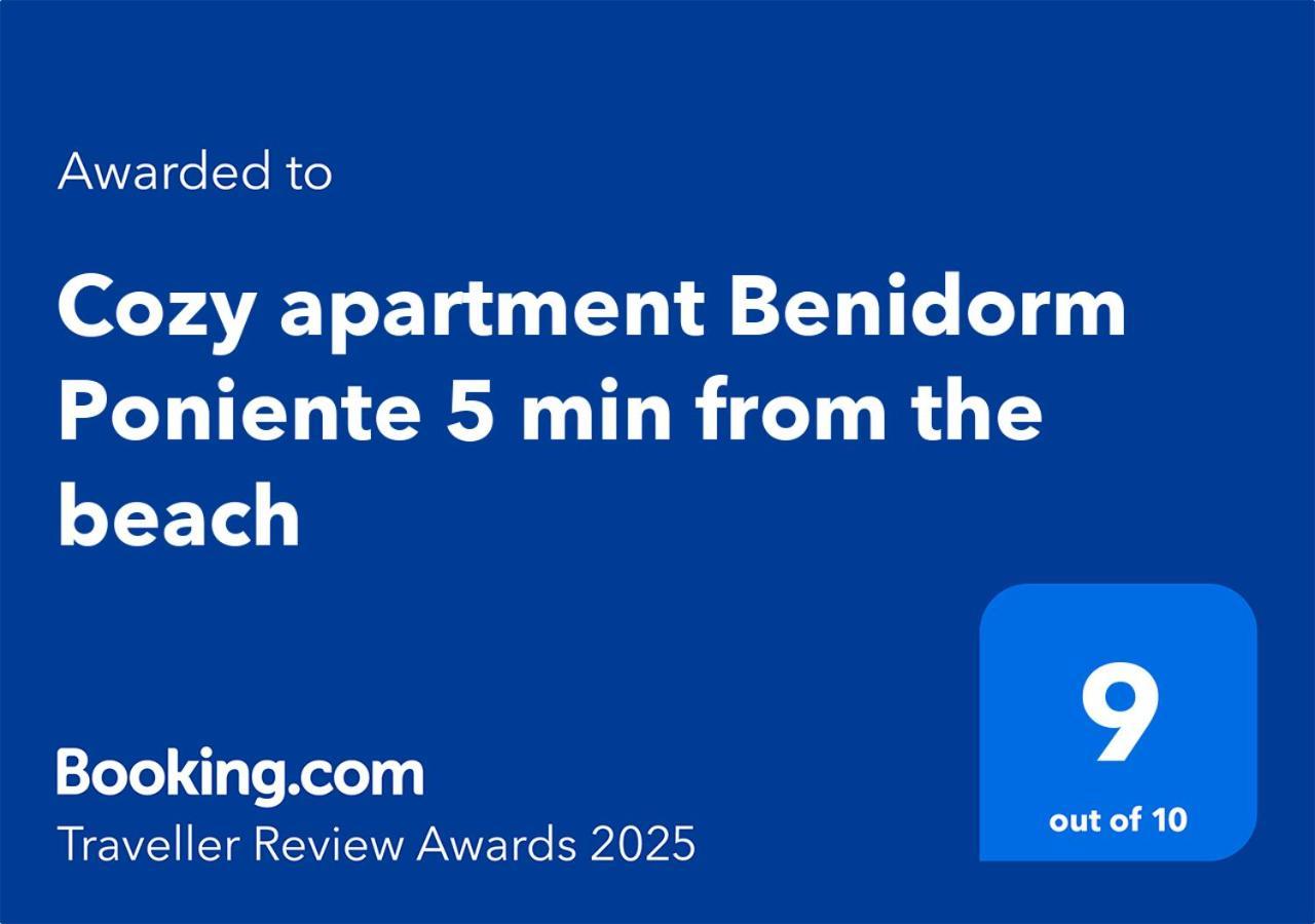 Cozy Apartment Benidorm Poniente 5 Min From The Beach Kültér fotó